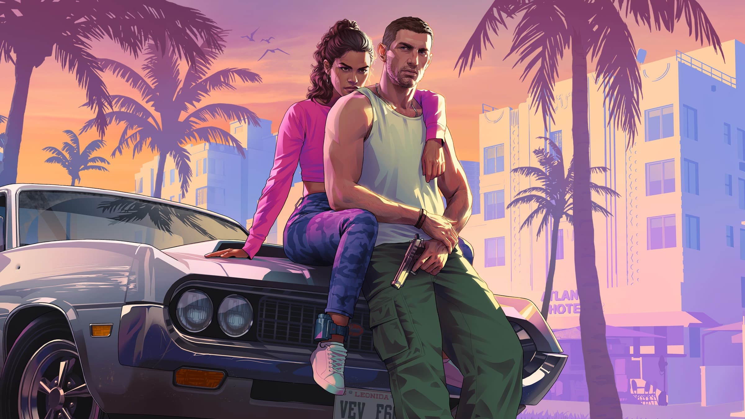 Jason and Lucia in Vice City, Leonida